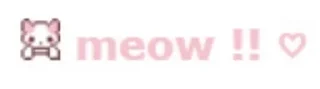 Sticker from nya nya,,