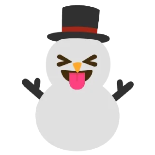 Sticker from New Year