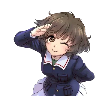 🥰 emoji Akiyama Yukari @maved_stleslmr Telegram sticker 18 of 23