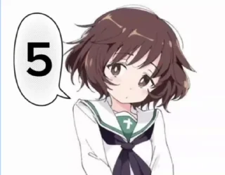 🌟 emoji Akiyama Yukari @maved_stleslmr Telegram sticker 15 of 23