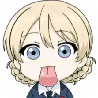 😁 emoji Akiyama Yukari @maved_stleslmr Telegram sticker 19 of 23