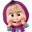 Sticker from Маша и Медведь