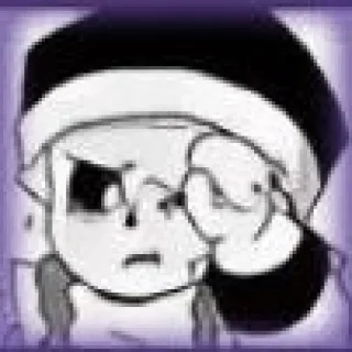 Sticker from XTale Санс и Папи @Undertale_floweyfanclub