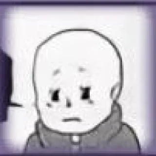 Sticker from XTale Санс и Папи @Undertale_floweyfanclub