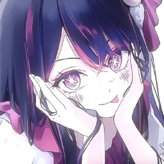 😛 emoji Hoshino ai Telegram sticker 7 of 39