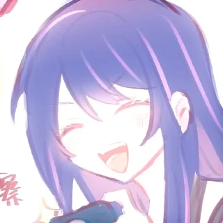 😄 emoji Hoshino ai Telegram sticker 4 of 39