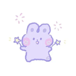 🐇 emoji Hoshino ai Telegram sticker 18 of 39