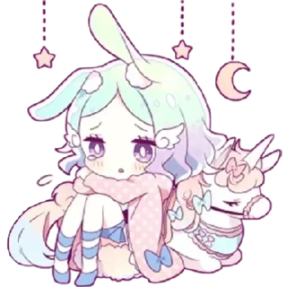 🌟 emoji ꒰   ﾟ @rainwixs  ヽ꒰  ´ ᵕ ` ♡ ꒱ Telegram sticker 10 of 23