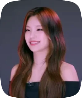 💋 emoji Yeji Telegram sticker 16 of 34