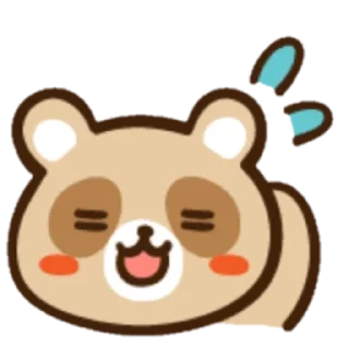 🦝 emoji ♡ my @mr1nns Telegram sticker 3 of 40
