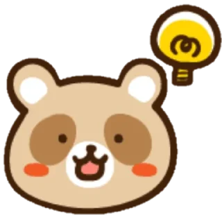 🦝 emoji ♡ my @mr1nns Telegram sticker 12 of 40