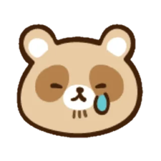 🦝 emoji ♡ my @mr1nns Telegram sticker 14 of 40