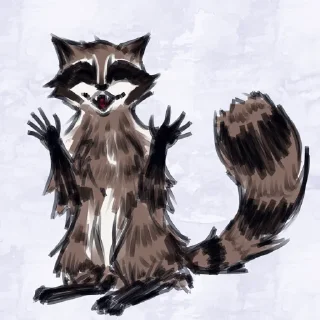 Sticker from Енотик Карл!!!