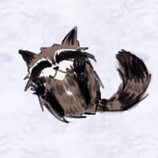 Sticker from Енотик Карл!!!