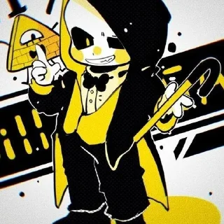 🟠 emoji Бил  @undertailAUU Telegram sticker 15 of 40