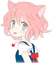 Sticker from A Cute Little Cat Girl