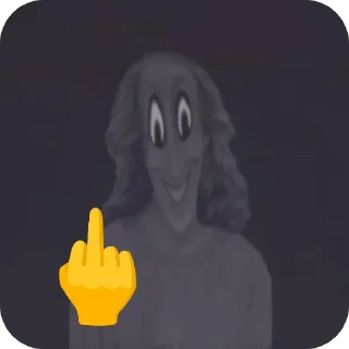 🖕 emoji Archangel Gabriel. @pyatkawill Telegram sticker 12 of 28
