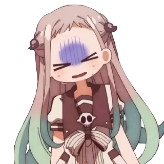 😣 emoji @StikerOtGusi Jibaku Shounen Hanako-kun Telegram sticker 19 of 39