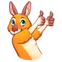 Sticker from Mr. Kangaroo
