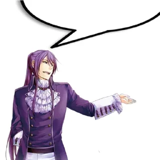 Sticker from evilious chronicles speech bubbles