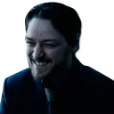 Sticker from McAvoy face