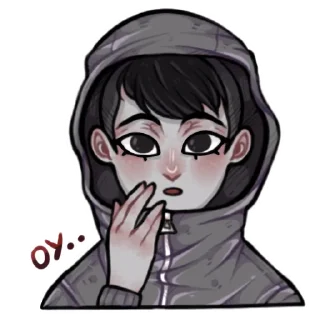 🤭 emoji Tiny Bunny by roritozokaru Telegram sticker 3 of 8