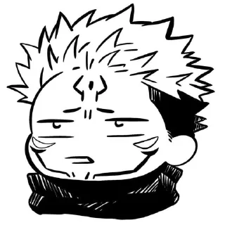 🌟 emoji Sukuna @Catemau @jujutsu_jjk_kaisen Telegram sticker 2 of 60