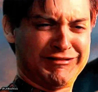 Sticker from Spiderman Tobey Maguire @TVstickers