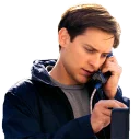 📞 emoji Tobey Maguire Telegram sticker 9 of 88