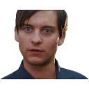 😟 emoji Tobey Maguire Telegram sticker 4 of 88