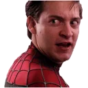 😦 emoji Tobey Maguire Telegram sticker 8 of 88