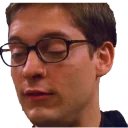 😞 emoji Tobey Maguire Telegram sticker 15 of 88