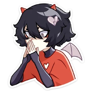 🙏 emoji Ивэлтин @nyasticks Telegram sticker 23 of 49