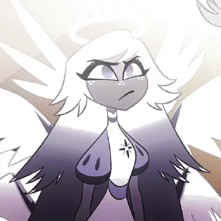 😗 emoji БОЛЬШЕ ⇨ @CLOOBHUB ЭМИЛИ ОТЕЛЬ ХАЗБИН EMILY HAZBIN Telegram sticker 12 of 120