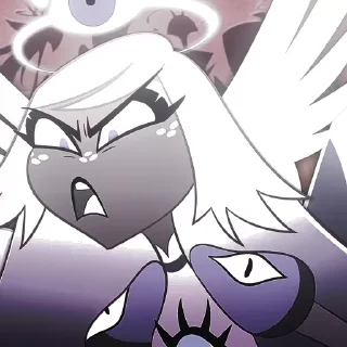 🤜 emoji БОЛЬШЕ ⇨ @CLOOBHUB ЭМИЛИ ОТЕЛЬ ХАЗБИН EMILY HAZBIN Telegram sticker 2 of 120