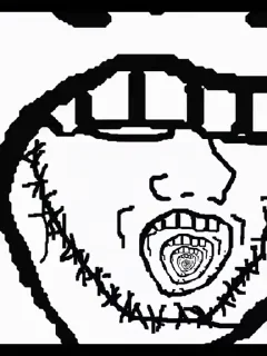 🤨 emoji эм,а (+_+) Telegram sticker 7 of 23
