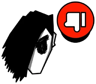 👎 emoji scarecrow @x3why Telegram sticker 18 of 18
