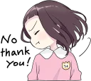 😤 emoji A little girl Sticker (Menhera-chan Style) ENG :: @line_stickers Telegram sticker 11 of 40