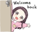 👋 emoji A little girl Sticker (Menhera-chan Style) ENG :: @line_stickers Telegram sticker 15 of 40