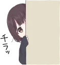 Sticker from Menhera little girl. :: @line_stickers