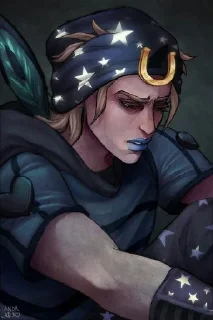 😓 emoji Johnny joestar @TimoshaMongol Telegram sticker 15 of 21