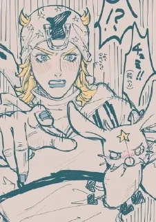 😳 emoji Johnny joestar @TimoshaMongol Telegram sticker 5 of 21
