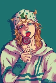 Johnny joestar @TimoshaMongol sticker 1