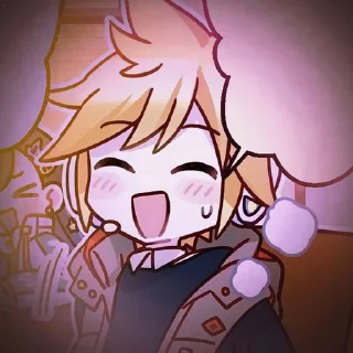 📀 emoji 𝐋𝐞𝐧 𝐊𝐚𝐠𝐚𝐦𝐢𝐧𝐞 ✩ೄྀ Telegram sticker 8 of 54