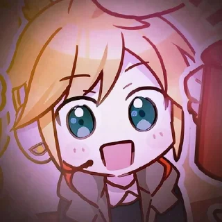 📀 emoji 𝐋𝐞𝐧 𝐊𝐚𝐠𝐚𝐦𝐢𝐧𝐞 ✩ೄྀ Telegram sticker 14 of 54