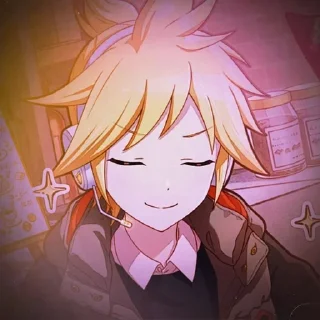 📀 emoji 𝐋𝐞𝐧 𝐊𝐚𝐠𝐚𝐦𝐢𝐧𝐞 ✩ೄྀ Telegram sticker 10 of 54