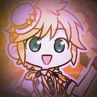 📀 emoji 𝐋𝐞𝐧 𝐊𝐚𝐠𝐚𝐦𝐢𝐧𝐞 ✩ೄྀ Telegram sticker 13 of 54