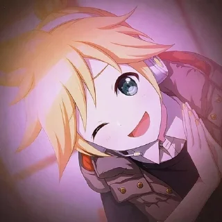 📀 emoji 𝐋𝐞𝐧 𝐊𝐚𝐠𝐚𝐦𝐢𝐧𝐞 ✩ೄྀ Telegram sticker 7 of 54