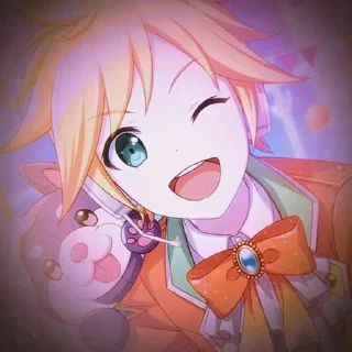 📀 emoji 𝐋𝐞𝐧 𝐊𝐚𝐠𝐚𝐦𝐢𝐧𝐞 ✩ೄྀ Telegram sticker 24 of 54