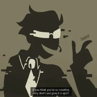 Sticker from –The Narrator•°.